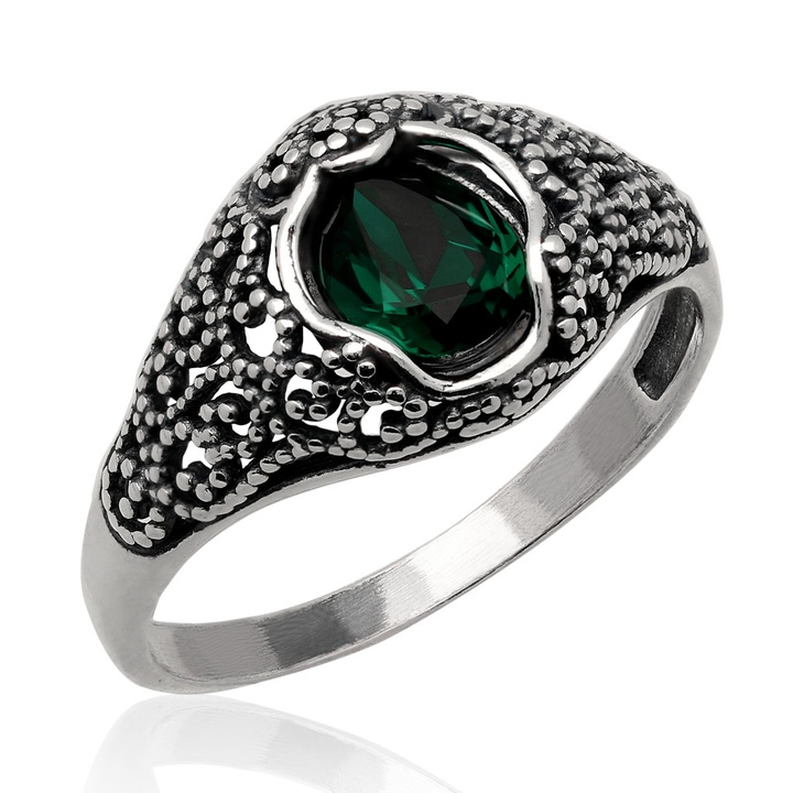 Pierścionek srebrny swarovski srebro pr.925