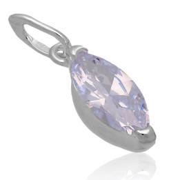 Wisiorek srebrny z cyrkoniami crystal 925