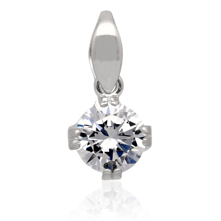 Wisiorek srebrny z cyrkoniami crystal srebro 925