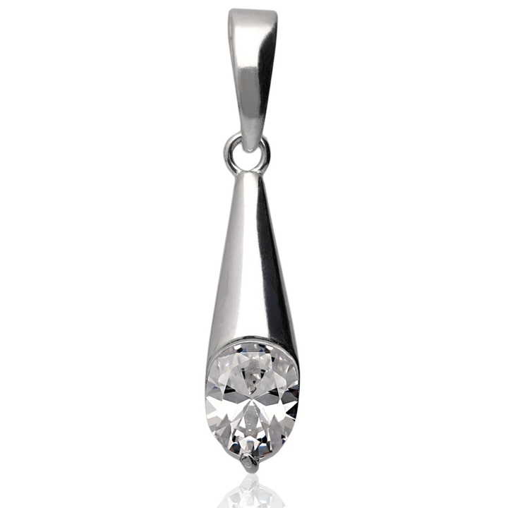 Wisiorek srebrny z cyrkoniami crystal pr.925