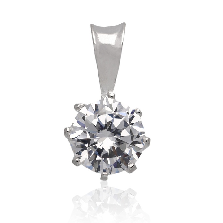 Wisiorek srebrny z cyrkoniami crystal pr.925