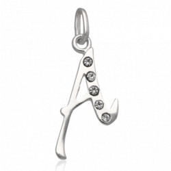 Wisiorek srebrny literka A...