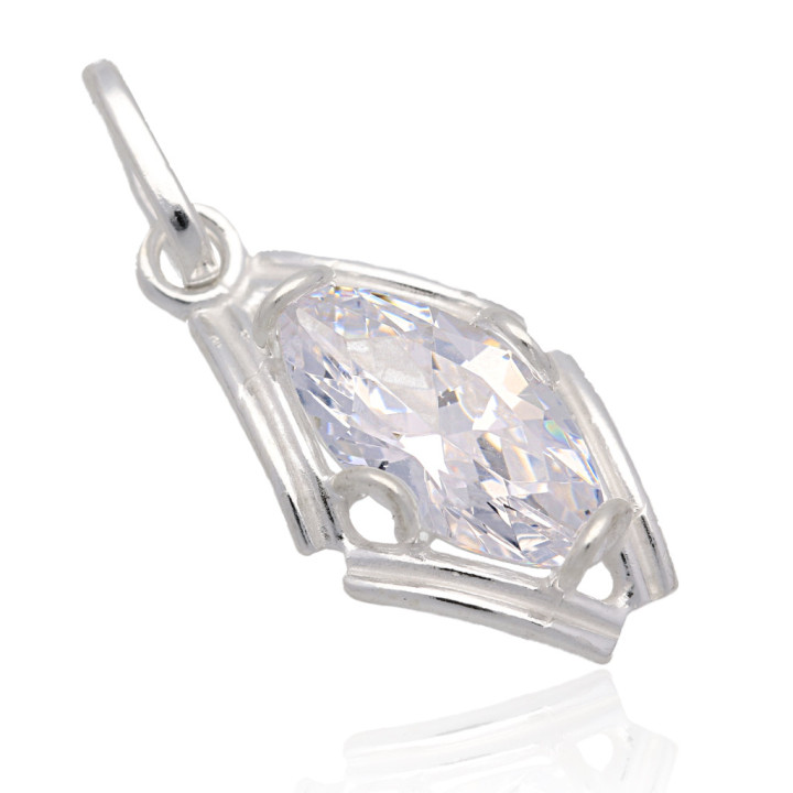 Wisiorek srebrny z cyrkoniami crystal pr.925