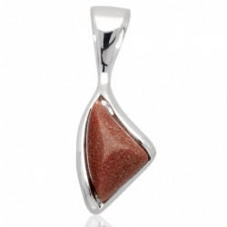 Wisiorek srebrny z piaskiem...