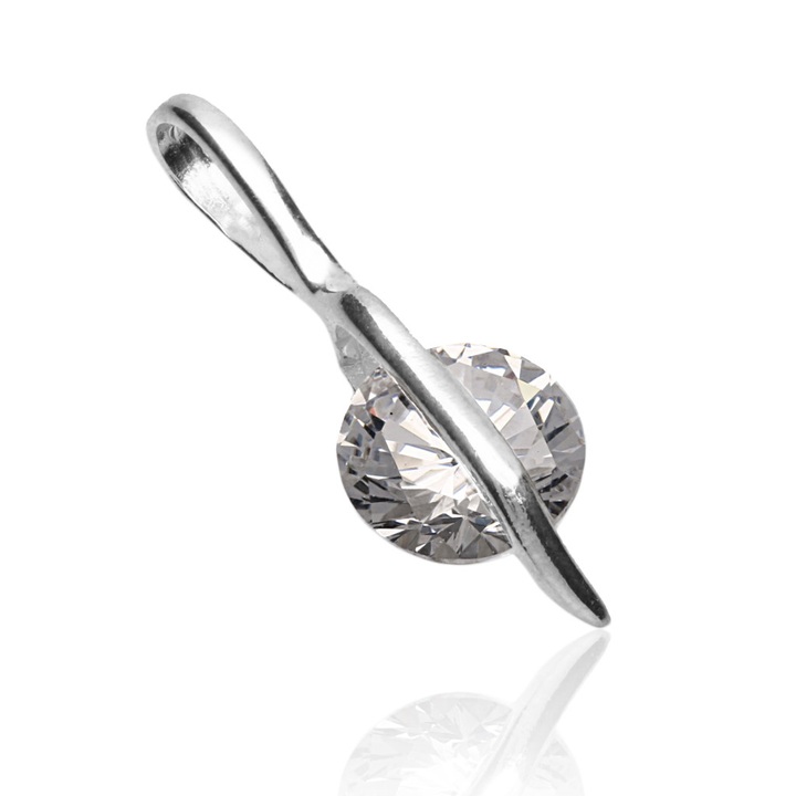 Wisiorek srebrny z cyrkoniami crystal pr.925