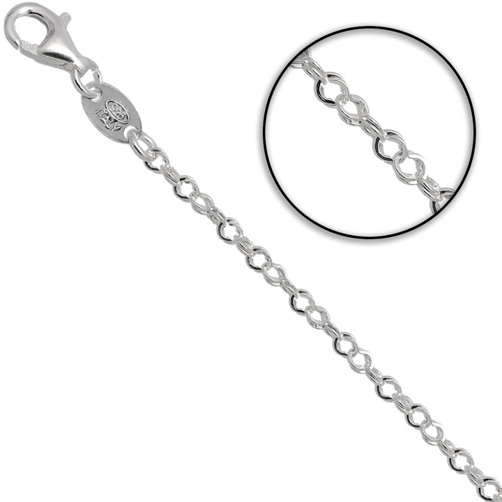 Bransoletka srebrna rolo 19cm 2mm 925