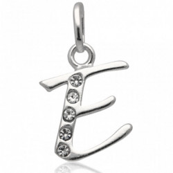 Wisiorek srebrny literka E...