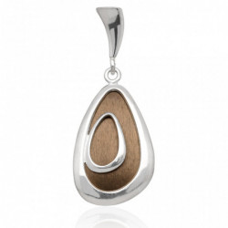 Wisiorek srebrny z tytanem...