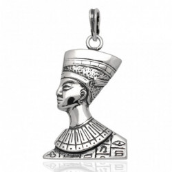 Wisiorek srebrny nefretete...