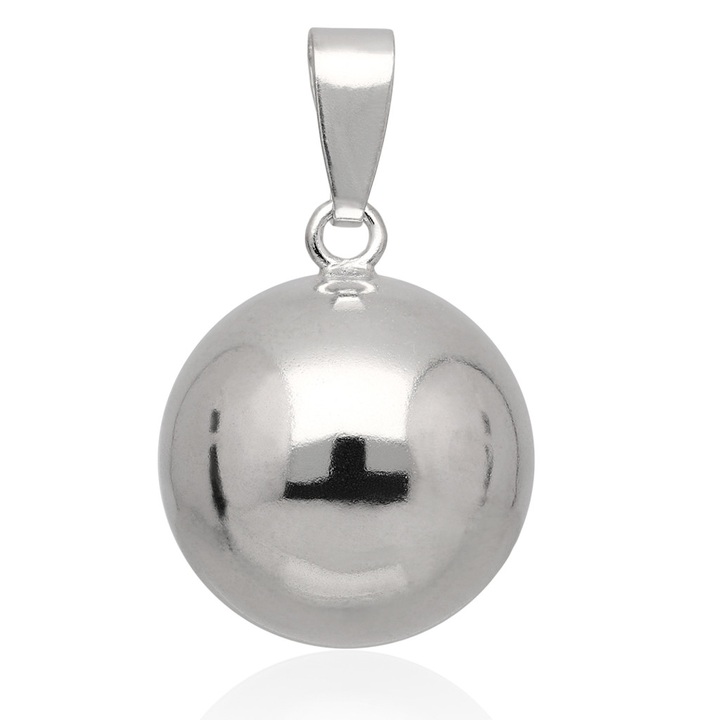 Wisiorek srebrny kula 18mm kulka srebro pr.925