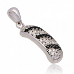 Wisiorek srebrny z cyrkonią...