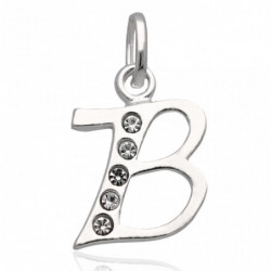 Wisiorek srebrny literka B...
