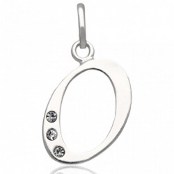 Wisiorek srebrny literka O...