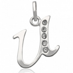 Wisiorek srebrny literka U...