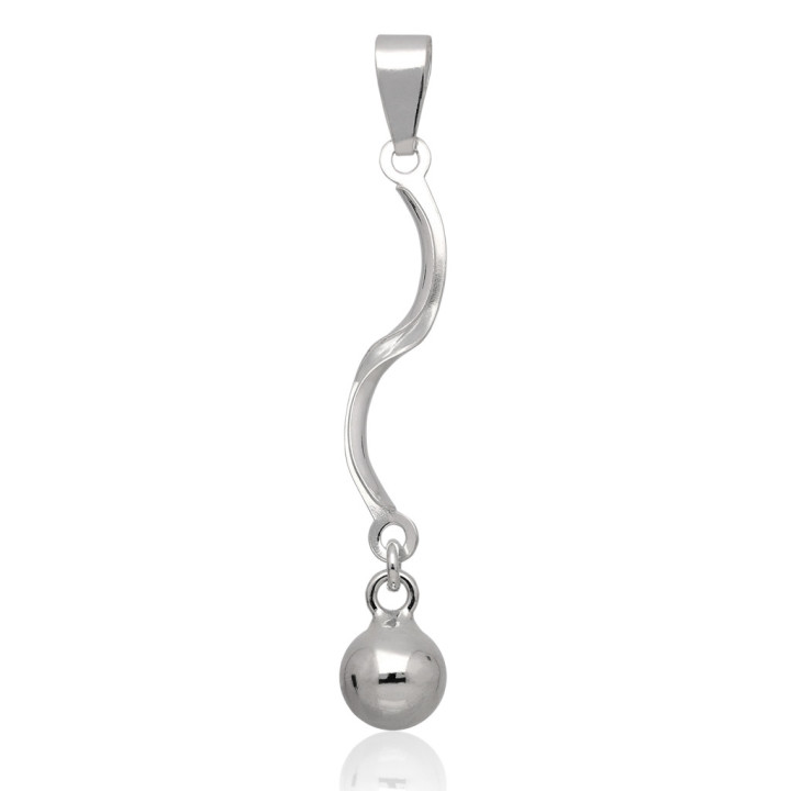 Wisiorek srebrny kula 8mm kulka srebro pr.925