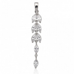 Wisiorek srebrny rodowany z...