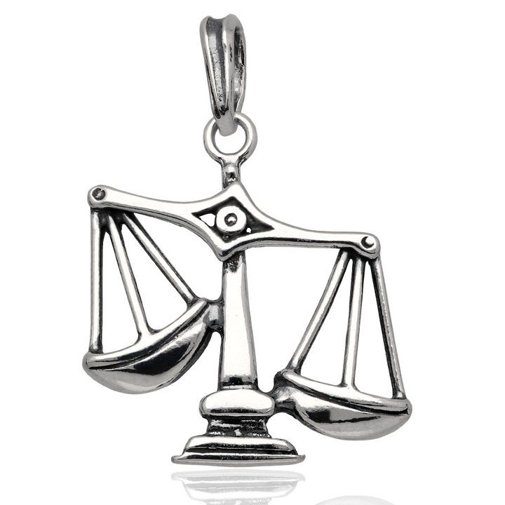 Wisiorek srebrny znak zodiaku waga pr.925