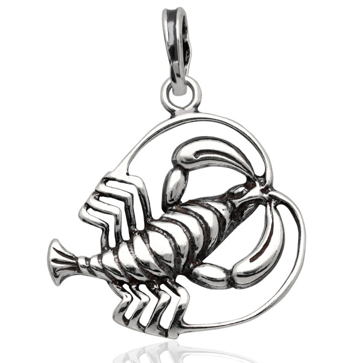 Wisiorek srebrny znak zodiaku rak pr.925