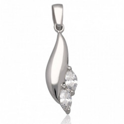 Wisiorek srebrny rodowany z...