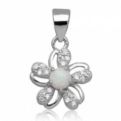 Wisiorek srebrny z opalem i...