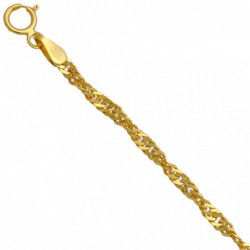 Bransoletka złota singapur...