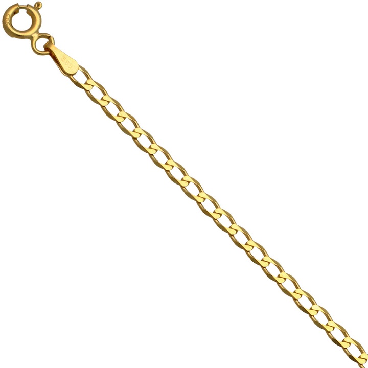 Bransoletka złota pancerka 19cm 2.3mm złoto 585