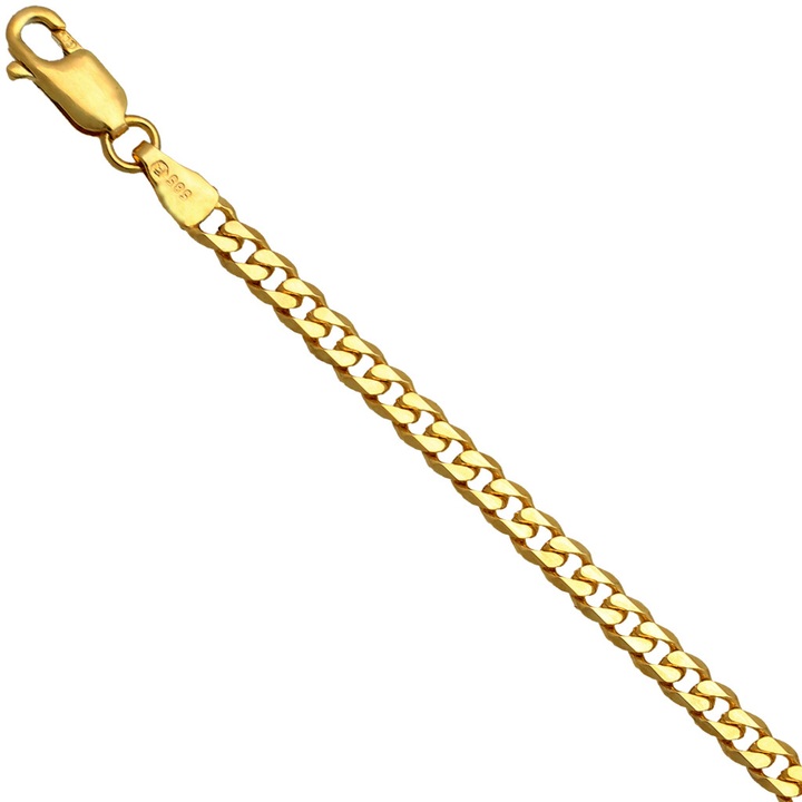 Bransoletka złota pancerka 21cm 3.8mm złoto pr.585