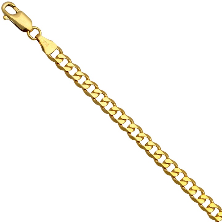 Bransoletka złota pancerka 21cm 4.7mm złoto pr.585