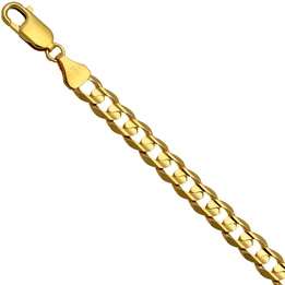 Bransoletka złota pancerka 23cm 6.5mm złoto pr.585