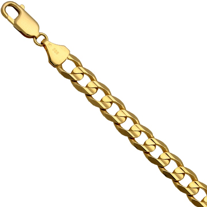 Bransoletka złota pancerka 23cm 7.1mm złoto pr.585