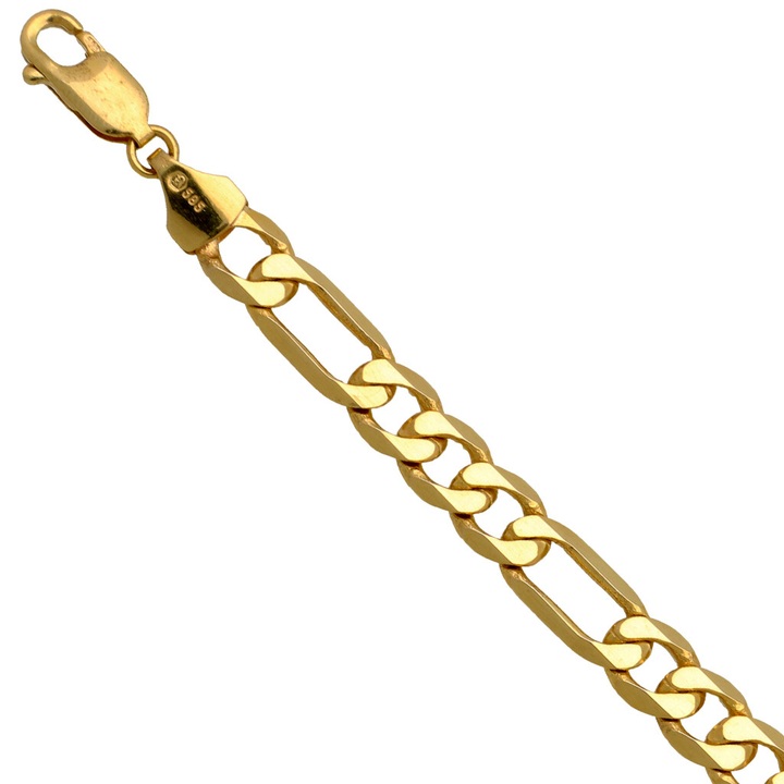 Bransoletka złota figaro 24cm złoto pr.585