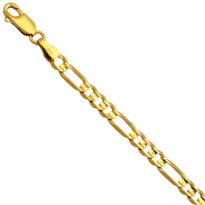 Bransoletka złota figaro 19cm 4.7mm złoto pr.585