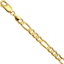Bransoletka złota figaro 21cm 5.3mm złoto pr.585