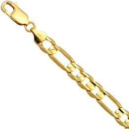 Bransoletka złota figaro 21cm 7.9mm złoto pr.585