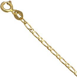 Bransoletka złota figaro 19cm 2.2mm złoto pr.585