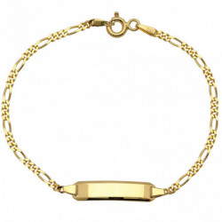 Bransoletka złota figaro z...