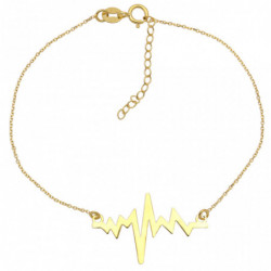 Bransoletka złota linia...