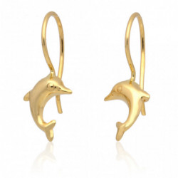 Kolczyki złote na biglu...