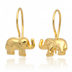 Kolczyki złote na biglu...