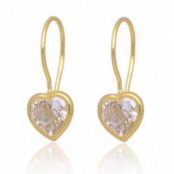 Kolczyki złote na biglu z...