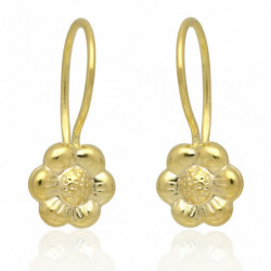 Kolczyki złote na biglu...