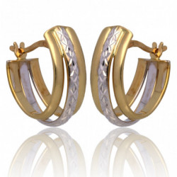 Kolczyki złote diamentowane...