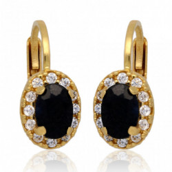 Kolczyki złote z cyrkoniami...