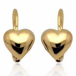 Kolczyki złote serduszka...