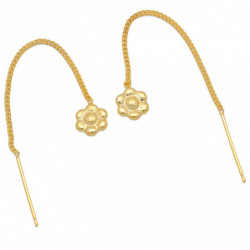 Kolczyki złote przeciągane...