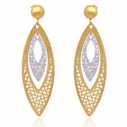 Kolczyki złote diamentowane...