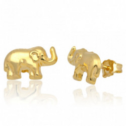 Kolczyki złote słoń słoniki...