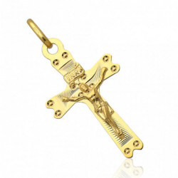 Krzyżyk złoty z wizerunkiem...