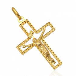 Krzyżyk złoty z wizerunkiem...