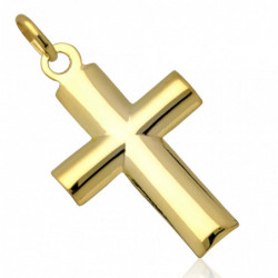 Krzyżyk złoty bez wizerunku...